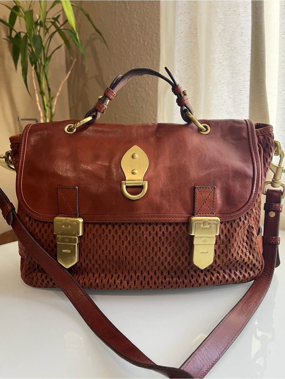 MULBERRY RARE TILLIE MESH SATCHEL